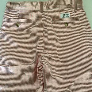 Janie and Jack boys shorts size 5 red & white